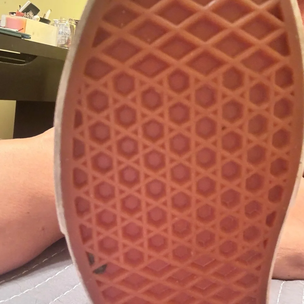 Vans Aqua Checkered Slip-On Shoes - Size 8 Women's - Picture 14 of 15